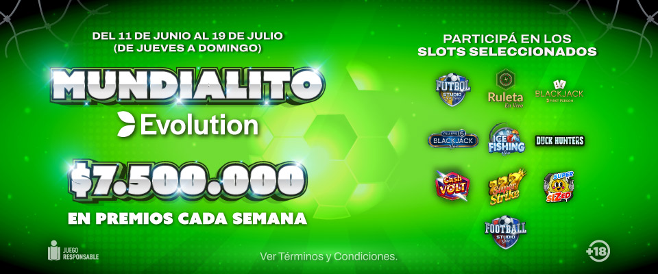 MUNDIALITO EVOLUTION GAMING