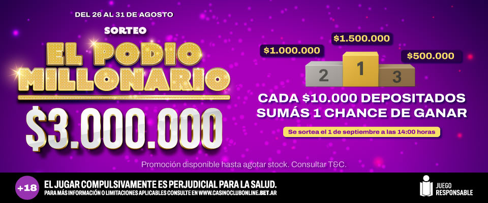 EL PODIO MILLONARIO