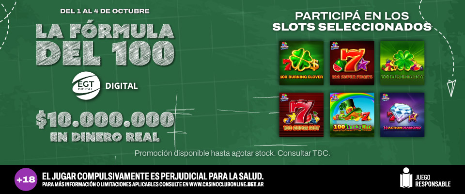 LA FORMULA DEL 100 EGT DIGITAL